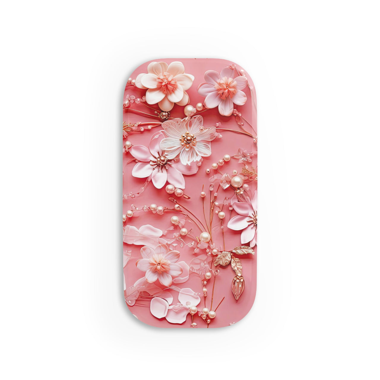 Floral Champagne Toast Phone Click-On Grip