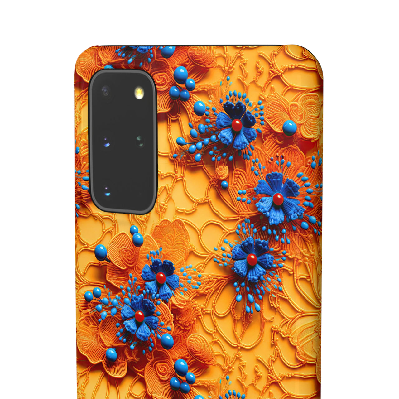 Royal Ryukyu Blossoms - Snap Case for Samsung Galaxy S20, Samsung Galaxy S20+, Samsung Galaxy S20 Ultra, & Samsung Galaxy S20 FE