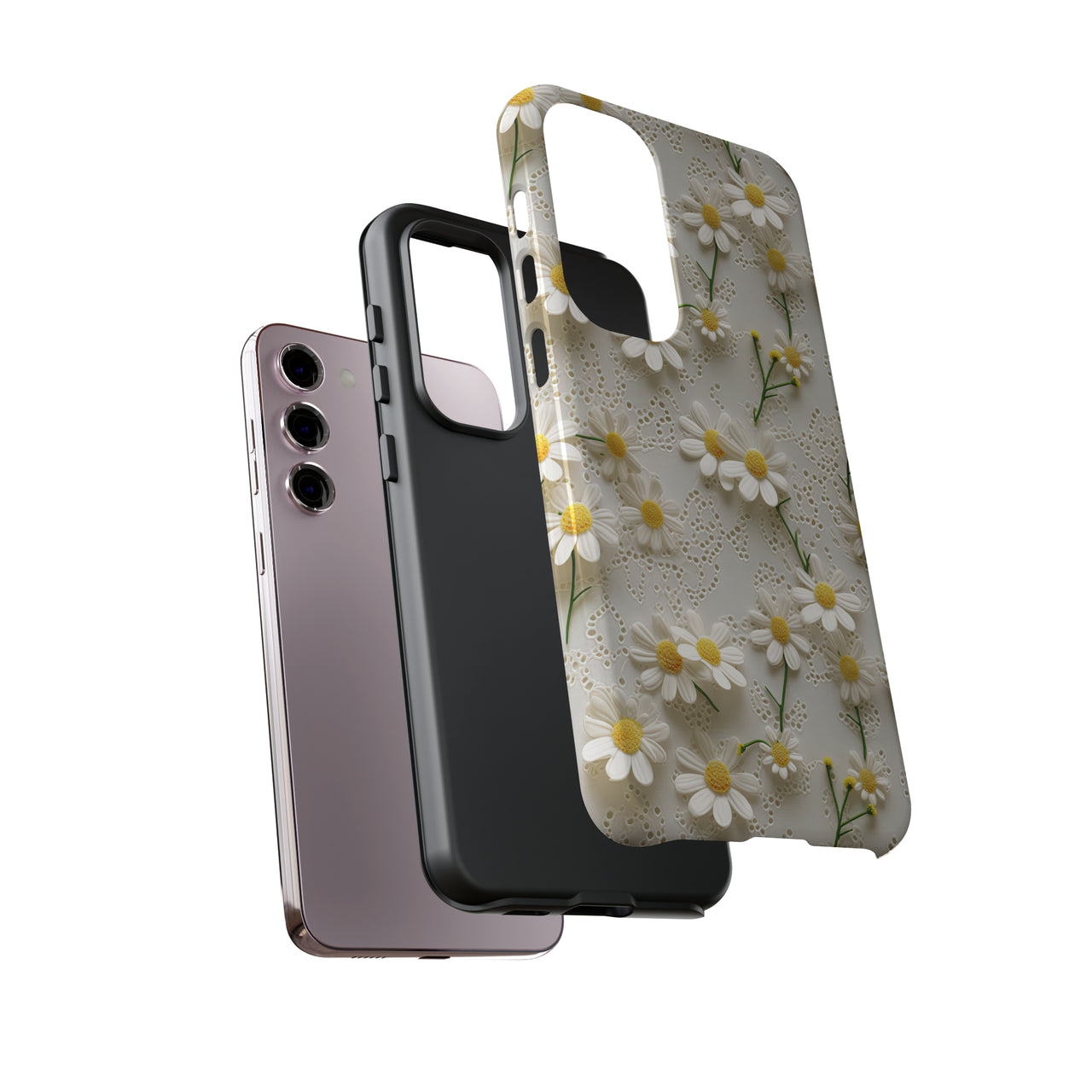 Daisy Tough Cases for Samsung Galaxy S23, Samsung Galaxy S23 Plus, and Samsung Galaxy S23 Ultra