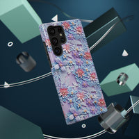 Thumbnail for Cotton Candy Meadow - Impact-Resistant Case for Samsung Galaxy S22, Samsung Galaxy S22 Plus, and Samsung Galaxy S22 Ultra. Supports Wireless Charging.