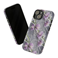 Thumbnail for Purple Sweet Pea Tough Case for iPhone 15, iPhone 15 Pro, iPhone 15 Plus, and iPhone 15 Pro Max