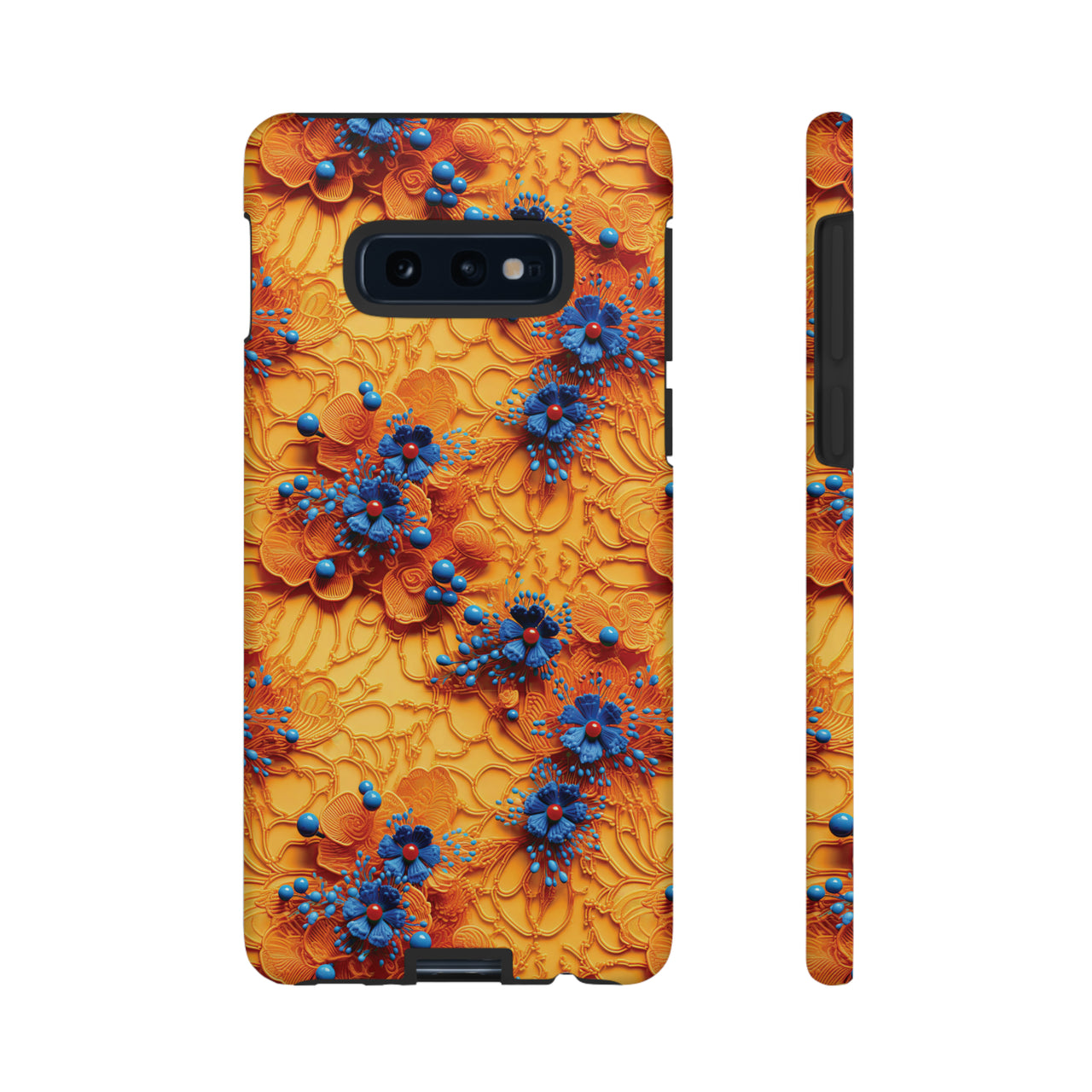 Royal Ryukyu Blossoms - Tough Case for Samsung Galaxy S10, Samsung Galaxy S10E, and Samsung Galaxy S10 Plus