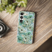 Thumbnail for Teal Petals - Flexi Cases for Samsung Galaxy S23, Samsung Galaxy S23 Plus, and Samsung Galaxy S23 Ultra