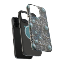 Thumbnail for Sea Foam Lace and Pearls - MagSafe Tough Case for iPhone 15, iPhone 15 Pro, iPhone 15 Plus, & iPhone 15 Pro Max