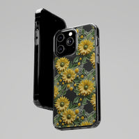 Thumbnail for *Clear Case* Whimsical Sunflowers - iPhone 14, iPhone 14 Pro, iPhone 14 Plus, iPhone 14 Pro Max - Supports Wireless Charging