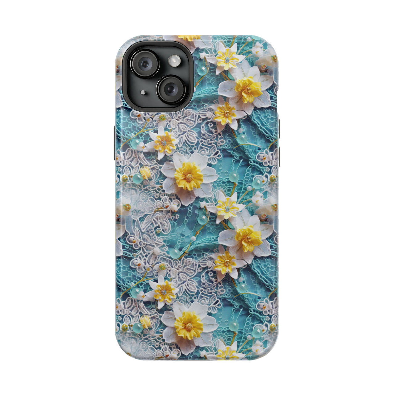 Daffodil for March Birthday - MagSafe Tough Case for iPhone 15, iPhone 15 Pro, iPhone 15 Plus, & iPhone 15 Pro Max