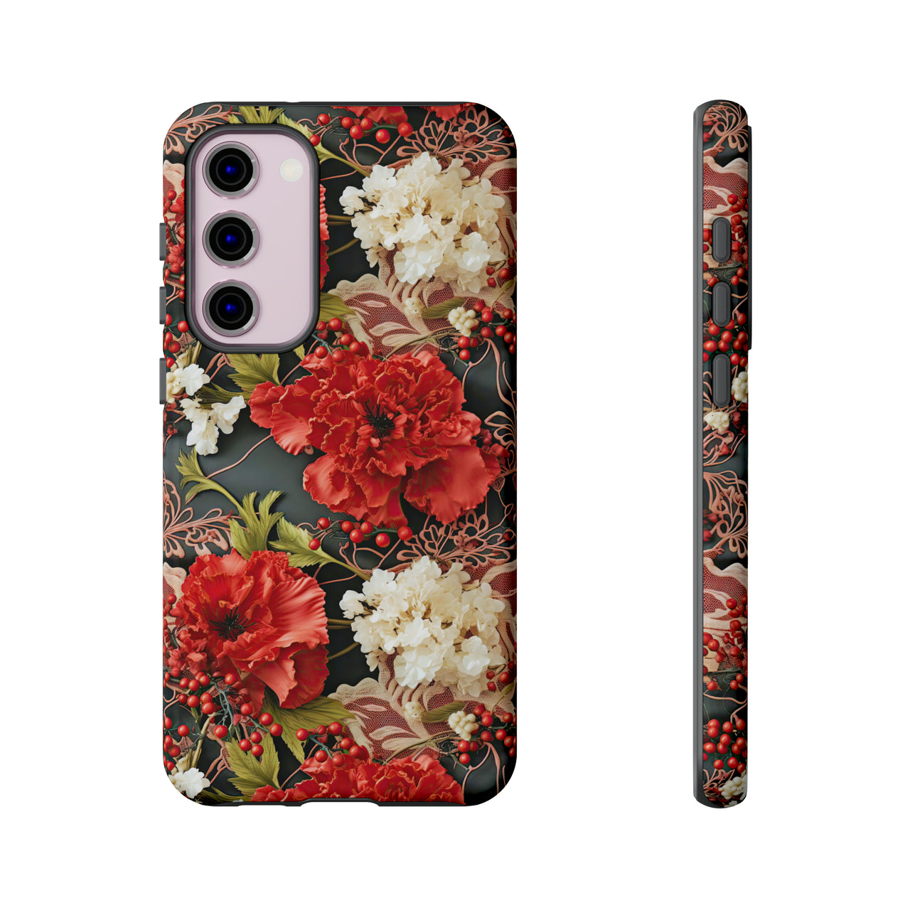 Carnation for January Birthday - Tough Case for Samsung Galaxy S23, Samsung Galaxy S23 Plus, and Samsung Galaxy S23 Ultra