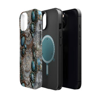 Thumbnail for Boho Agate and Lace MagSafe Tough Cases for iPhone 13, iPhone 13 Mini, iPhone 13 Pro, and iPhone 13 Pro Max.