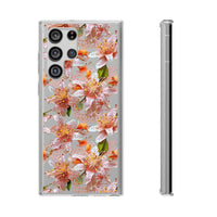 Thumbnail for *Clear Case* Pink Lily - Samsung Galaxy S22, Samsung Galaxy S22 Plus, Samsung Galaxy S22 Ultra - Supports Wireless Charging