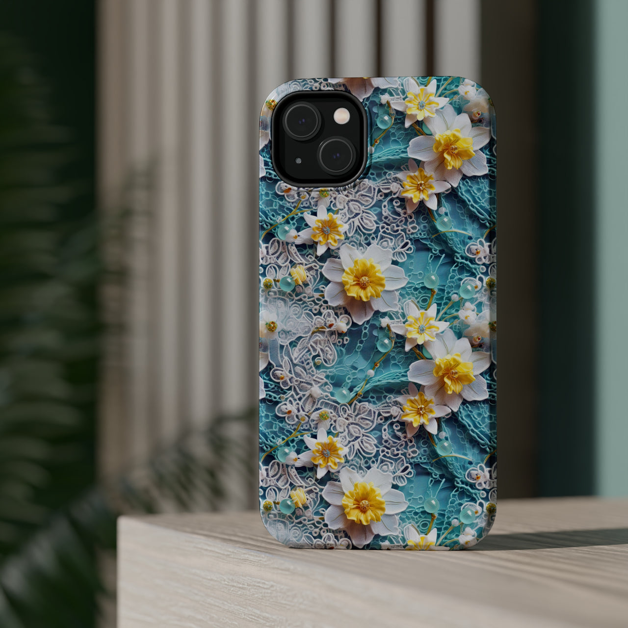 Daffodil for March Birthday - MagSafe Tough Case for iPhone 14, iPhone 14 Pro, iPhone 14 Plus, and iPhone 14 Pro Max