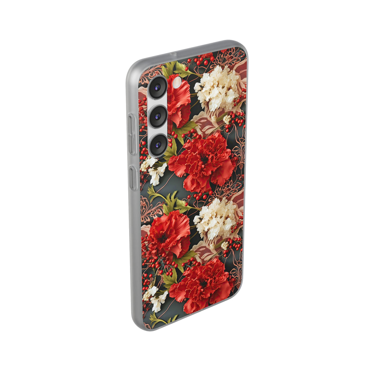 Carnation for January Birthday - Flexi Cases for Samsung Galaxy S23, Samsung Galaxy S23 Plus, and Samsung Galaxy S23 Ultra