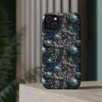 Thumbnail for Sea Foam Lace and Pearls MagSafe Tough Cases for iPhone 14, iPhone 14 Pro, iPhone 14 Plus, and iPhone 14 Pro Max