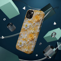 Thumbnail for Yellow Floral MagSafe Tough Cases for iPhone 14, iPhone 14 Pro, iPhone 14 Plus, and iPhone 14 Pro Max