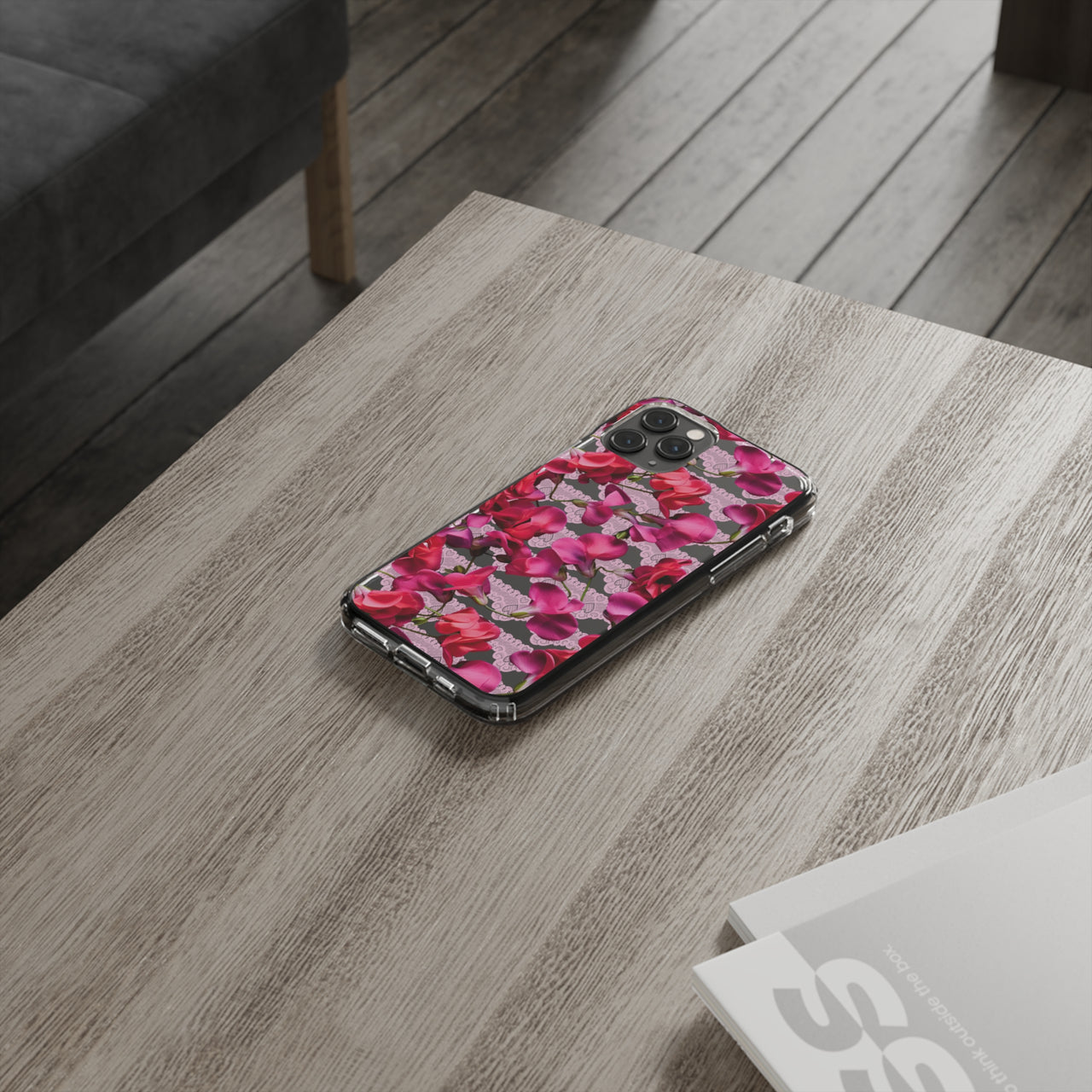 *Clear Case* The Sweetest Pea - iPhone 11, iPhone 11 Pro, iPhone 11 Pro Max - Supports Wireless Charging