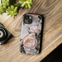 Thumbnail for Pink Peony Tough Case for iPhone 15, iPhone 15 Pro, iPhone 15 Plus, and iPhone 15 Pro Max