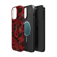 Thumbnail for Scarlet Temptation MagSafe Tough Cases for iPhone 13, iPhone 13 Mini, iPhone 13 Pro, and iPhone 13 Pro Max.