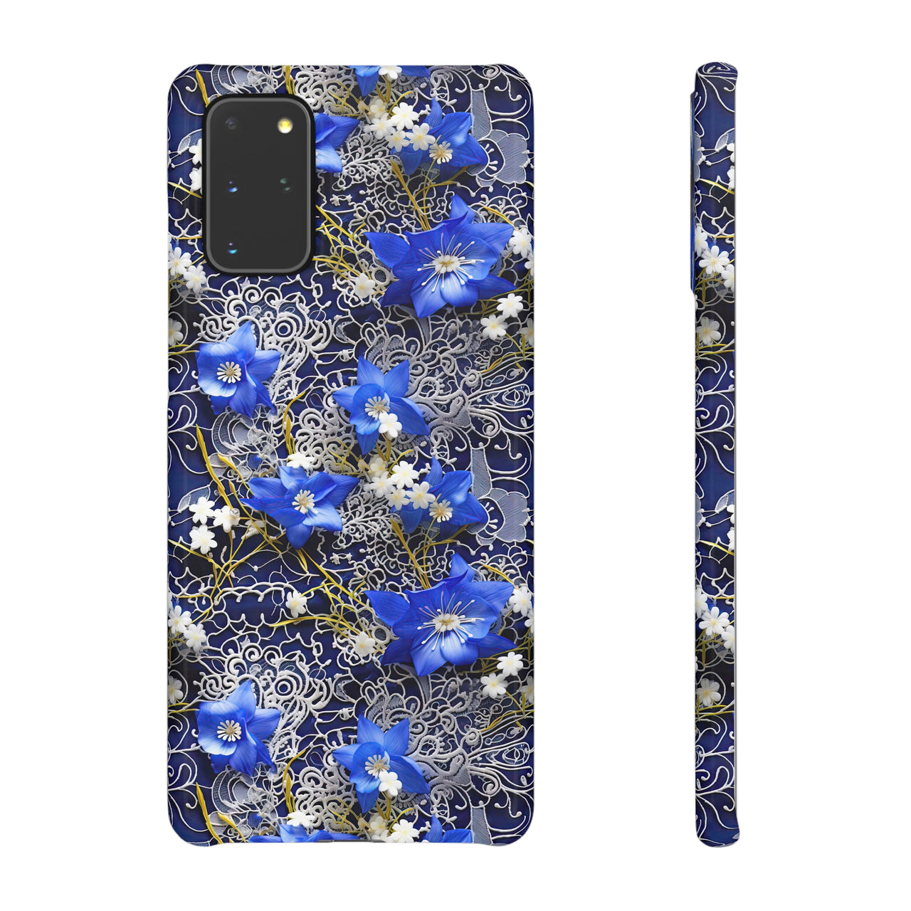 Cerulean Elegance - Snap Case for Samsung Galaxy S20, Samsung Galaxy S20+, Samsung Galaxy S20 Ultra, & Samsung Galaxy S20 FE