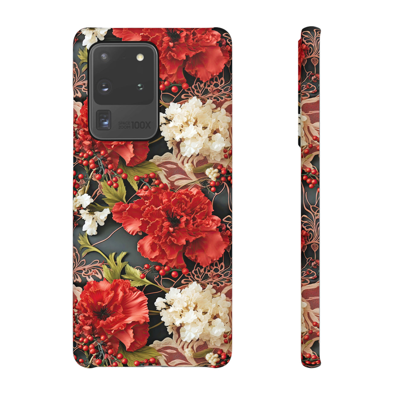 Carnation for January Birthday - Snap Case for Samsung Galaxy S20, Samsung Galaxy S20+, Samsung Galaxy S20 Ultra, & Samsung Galaxy S20 FE