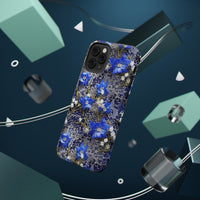 Thumbnail for Cerulean Elegance Impact-Resistant Cases for iPhone 11, iPhone 11 Pro, and iPhone 11 Pro Max. Supports Wireless Charging.