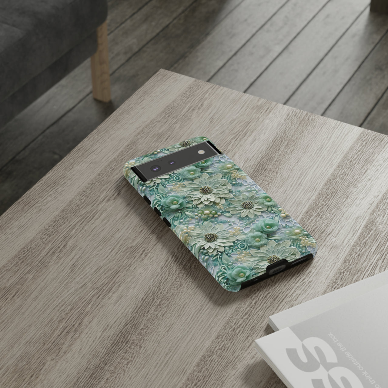 Teal Petals - Tough Case for Google Pixel 6 and Google Pixel 6 Pro