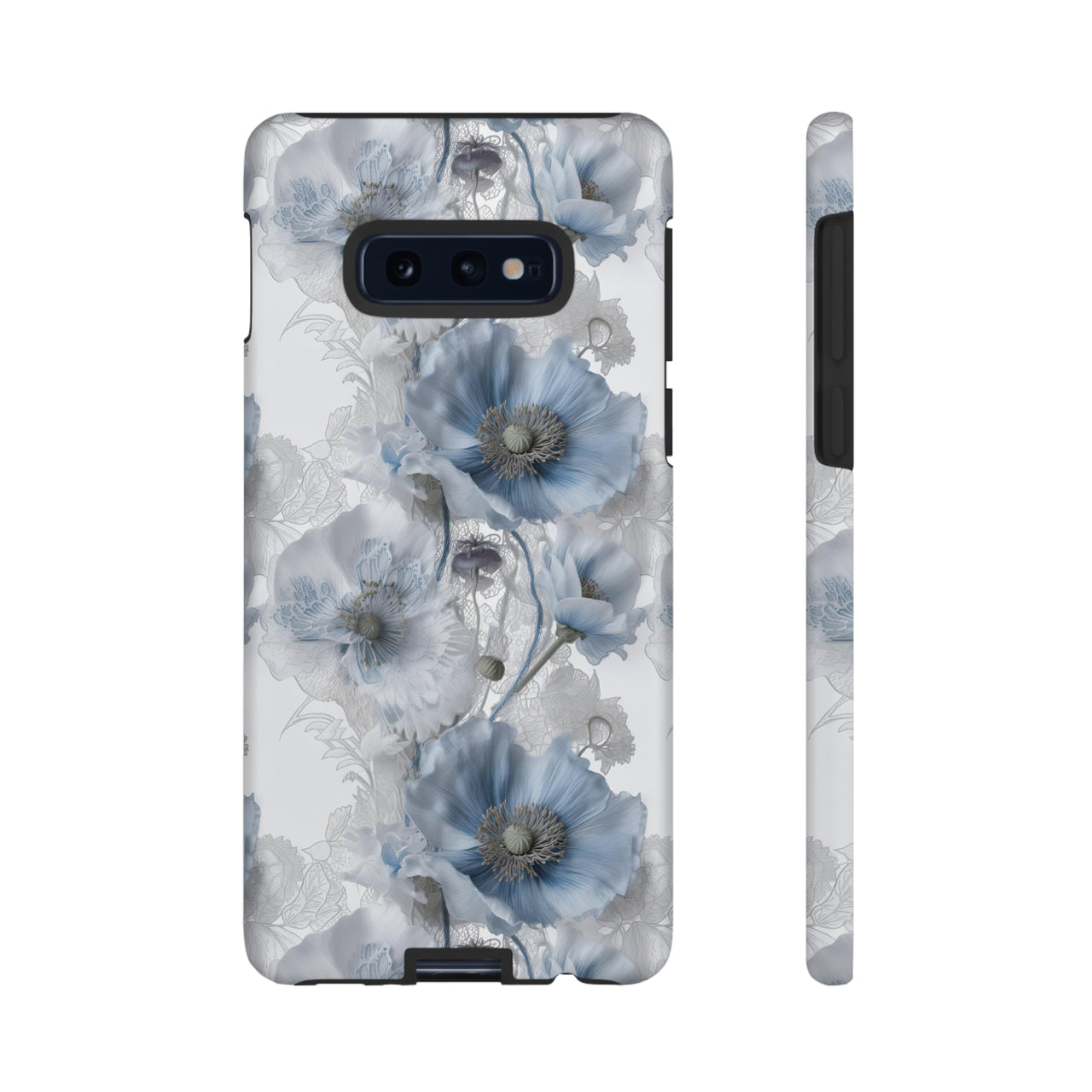 Himalayan Blue Poppy Tough Cases for Samsung Galaxy S10, Samsung Galaxy S10E, and Samsung Galaxy S10 Plus