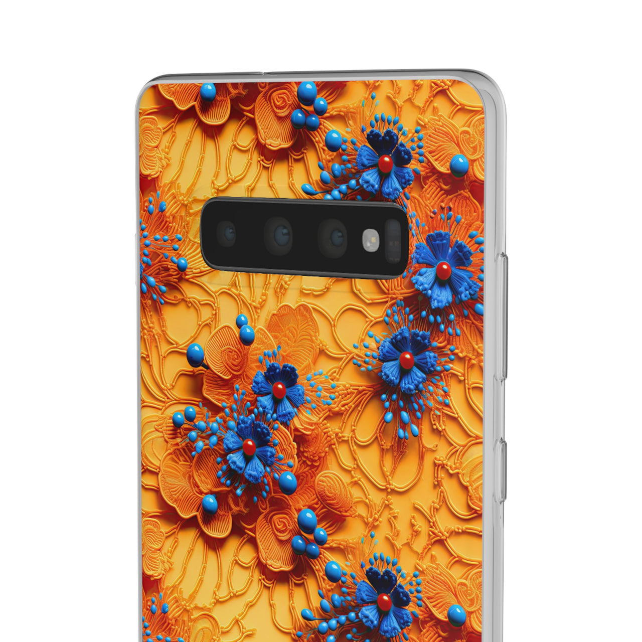 Royal Ryukyu Blossoms - Flexi Cases for Samsung Galaxy S10, Samsung Galaxy S10E, & Samsung Galaxy S10 Plus