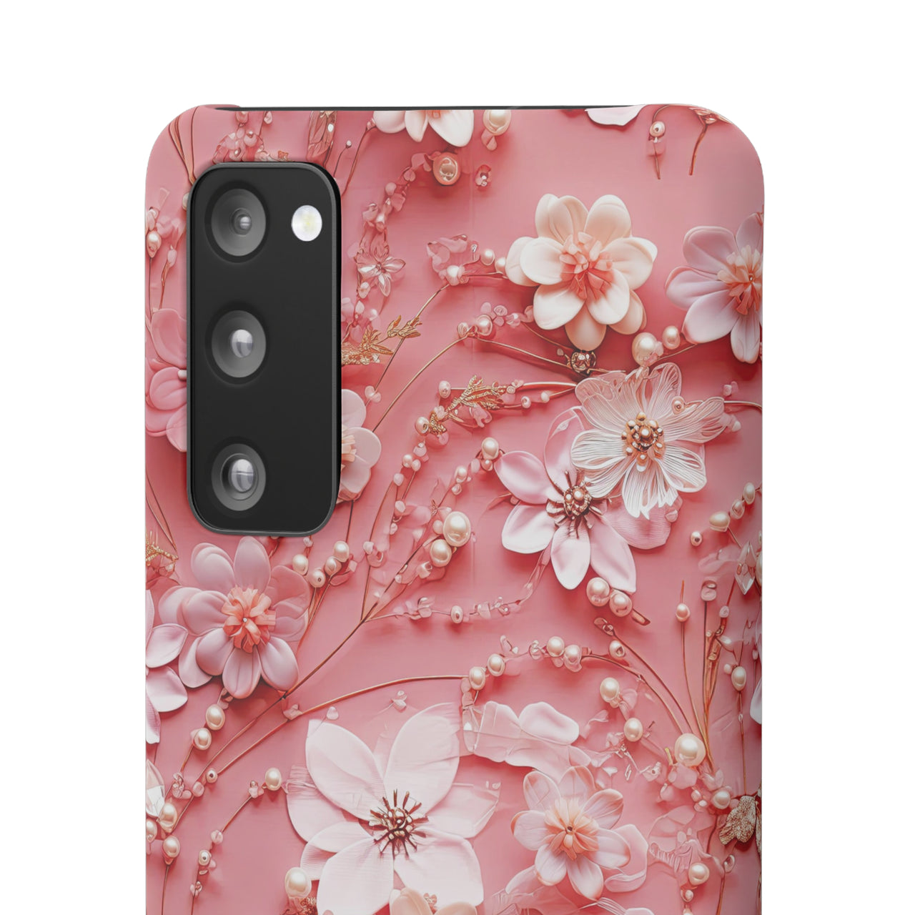 Floral Champagne Toast - Snap Case for Samsung Galaxy S20, Samsung Galaxy S20+, Samsung Galaxy S20 Ultra, & Samsung Galaxy S20 FE