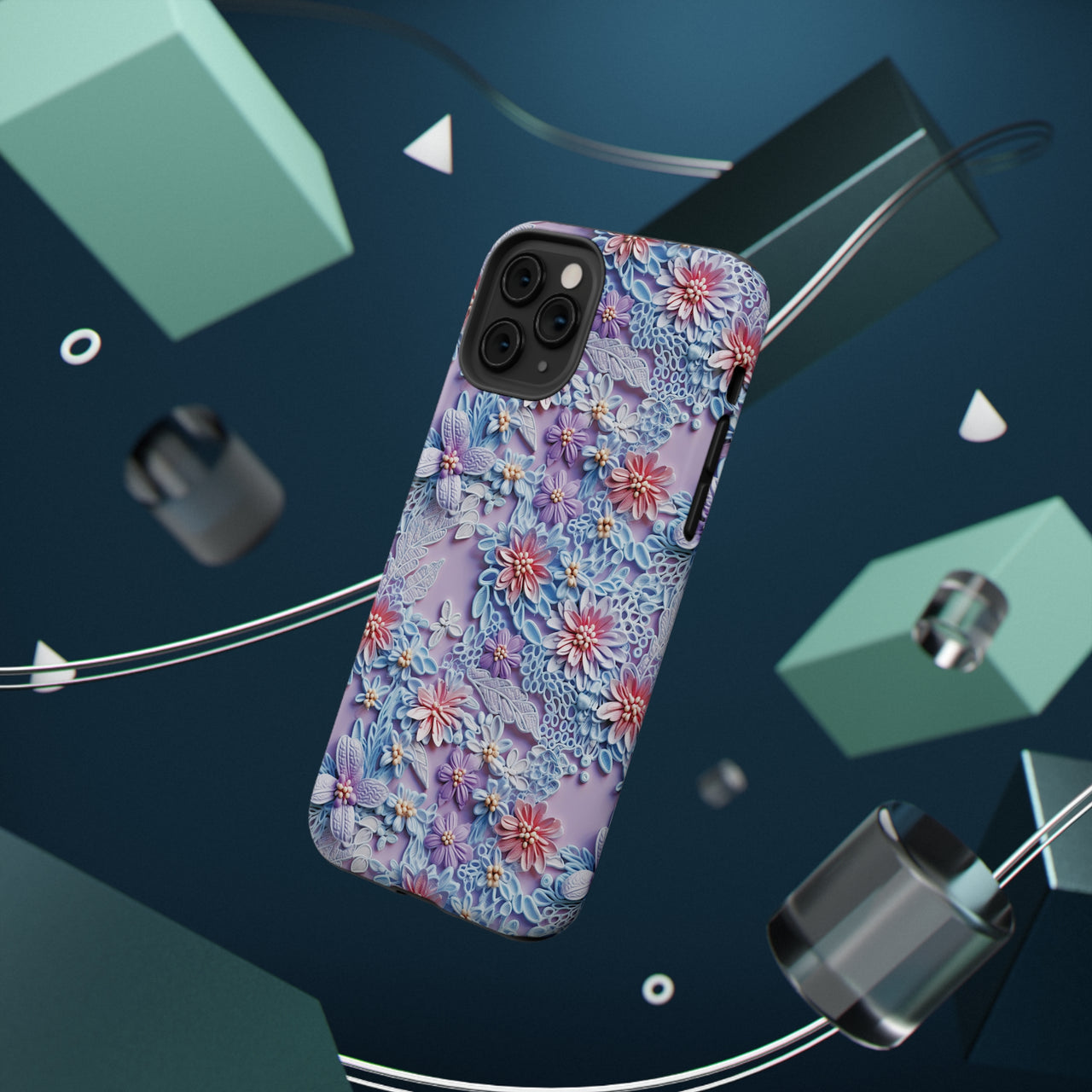 Cotton Candy Meadow - Impact-Resistant Cases for iPhone 11, iPhone 11 Pro, and iPhone 11 Pro Max. Supports Wireless Charging.