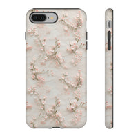 Thumbnail for White Lace and Cherry Blossoms Tough Case for iPhone 8 and iPhone 8 Plus