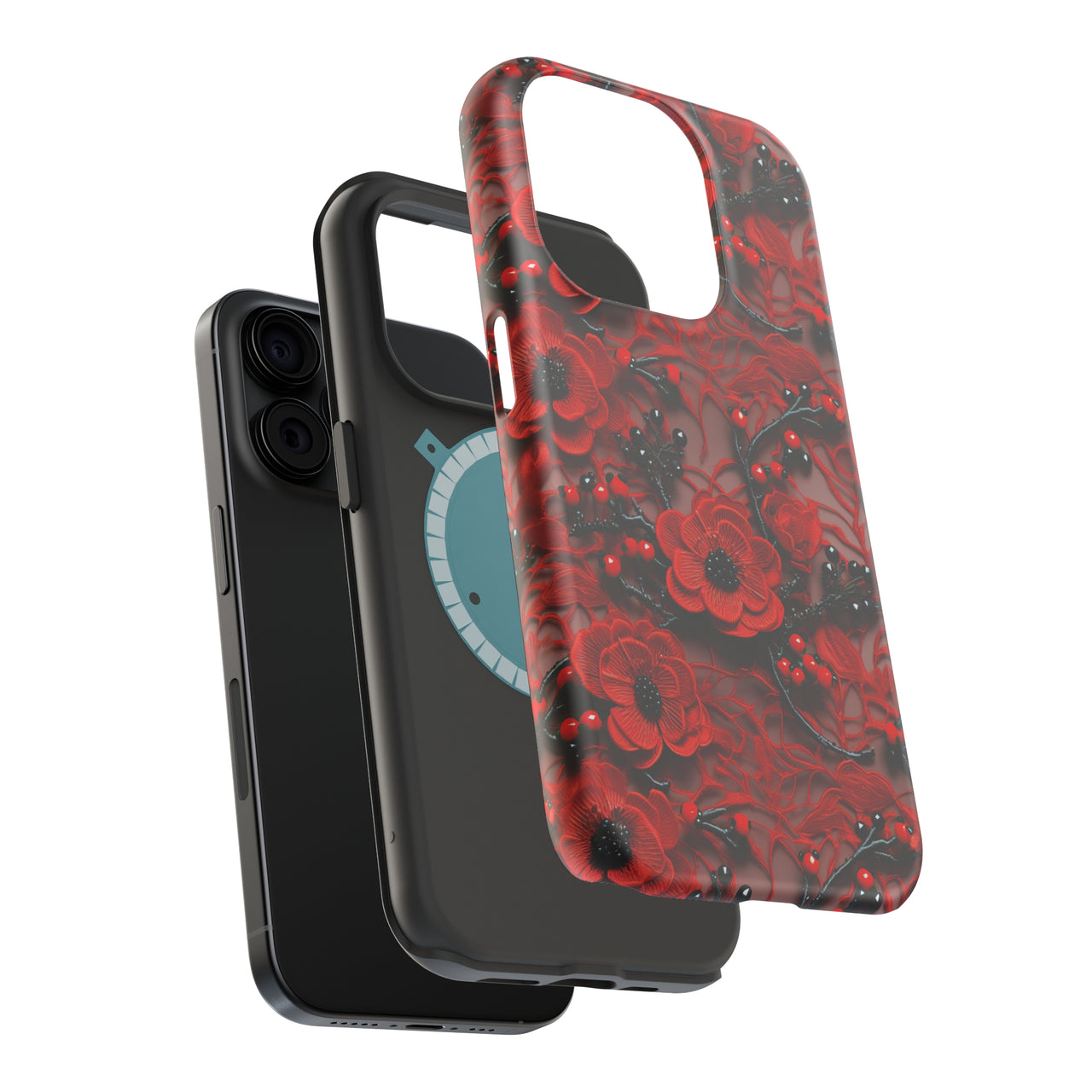 Scarlet Temptation - MagSafe Tough Case for iPhone 15, iPhone 15 Pro, iPhone 15 Plus, & iPhone 15 Pro Max