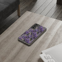 Thumbnail for *Clear Case* Violet Meadow - Samsung Galaxy S22, Samsung Galaxy S22 Plus, Samsung Galaxy S22 Ultra - Supports Wireless Charging