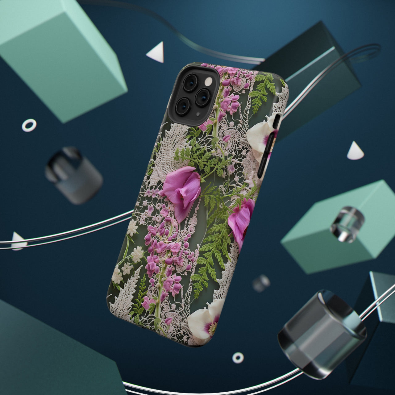 Woodland Whispers Impact-Resistant Cases for iPhone 11, iPhone 11 Pro, and iPhone 11 Pro Max. Supports Wireless Charging.