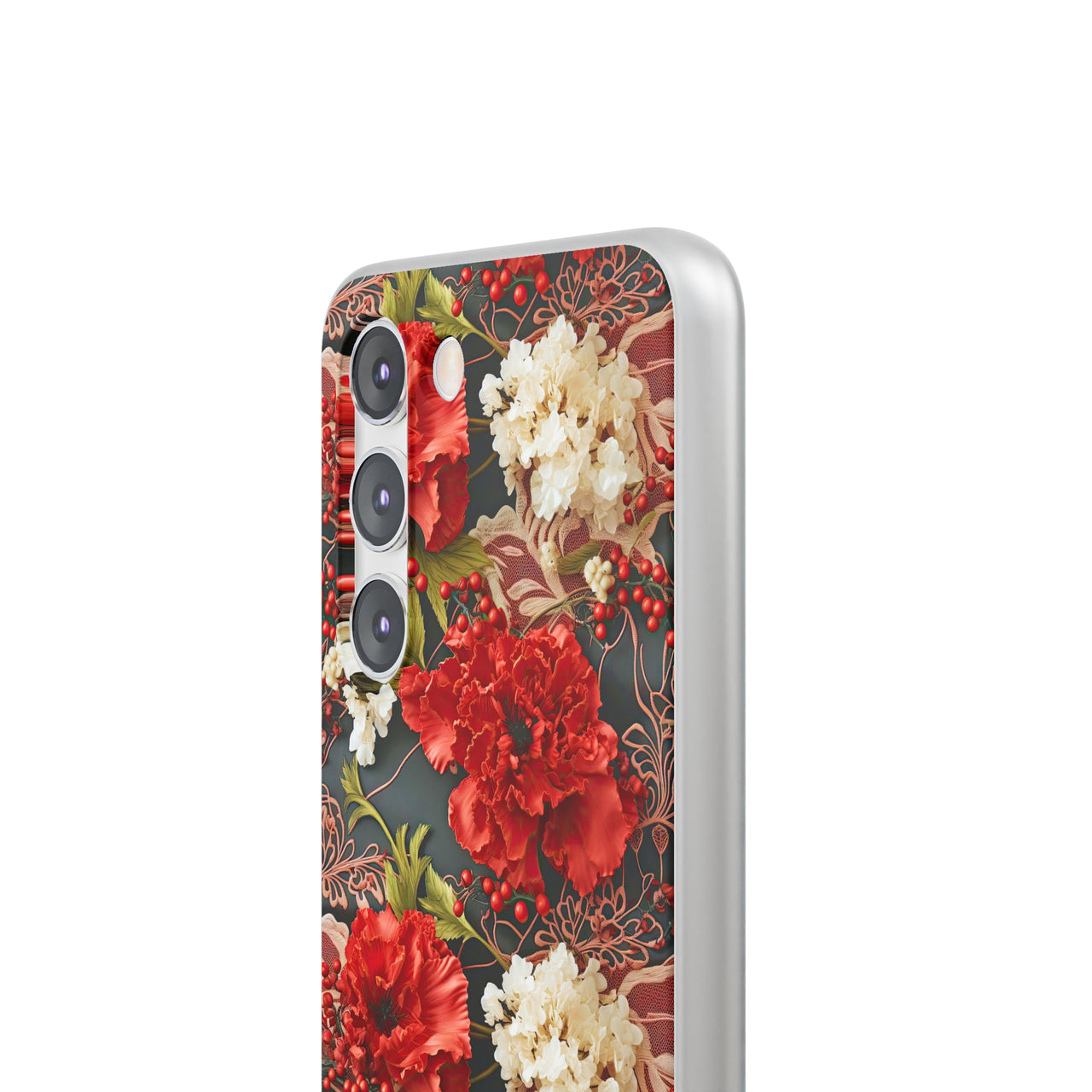 Carnation for January Birthday - Flexi Cases for Samsung Galaxy S23, Samsung Galaxy S23 Plus, and Samsung Galaxy S23 Ultra