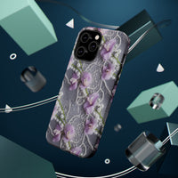 Thumbnail for Purple Sweet Pea MagSafe Tough Cases for iPhone 14, iPhone 14 Pro, iPhone 14 Plus, and iPhone 14 Pro Max