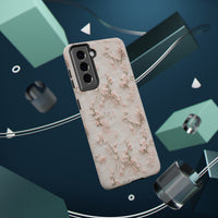 Thumbnail for White Lace and Cherry Blossoms Impact-Resistant Cases for Samsung Galaxy S21, Samsung Galaxy S21 Plus, and Samsung Galaxy S21 Ultra. Supports Wireless Charging.