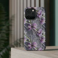 Thumbnail for Purple Sweet Pea MagSafe Tough Cases for iPhone 14, iPhone 14 Pro, iPhone 14 Plus, and iPhone 14 Pro Max