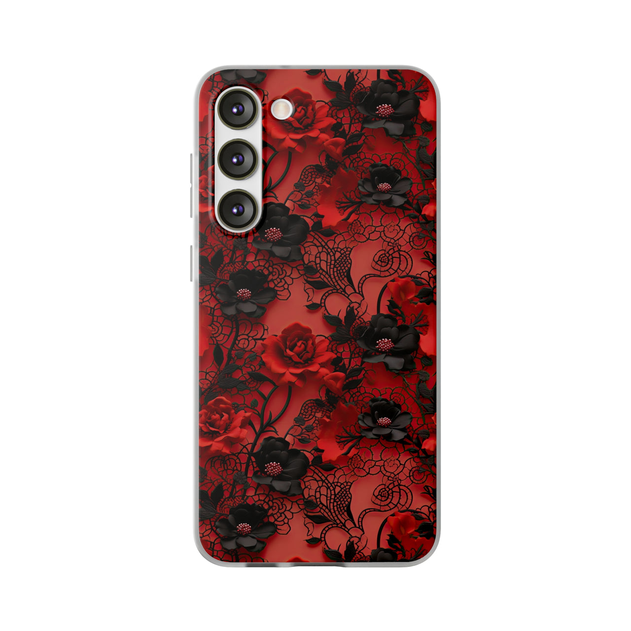 Gothic Rose - Flexi Cases for Samsung Galaxy S23, Samsung Galaxy S23 Plus, and Samsung Galaxy S23 Ultra