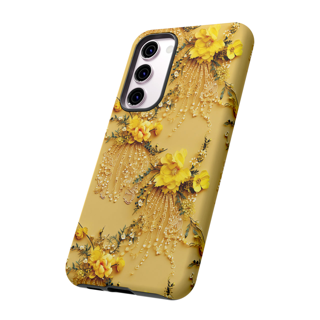 Floral Sunshine Tough Case for Samsung Galaxy S23, Samsung Galaxy S23 Plus, and Samsung Galaxy S23 Ultra