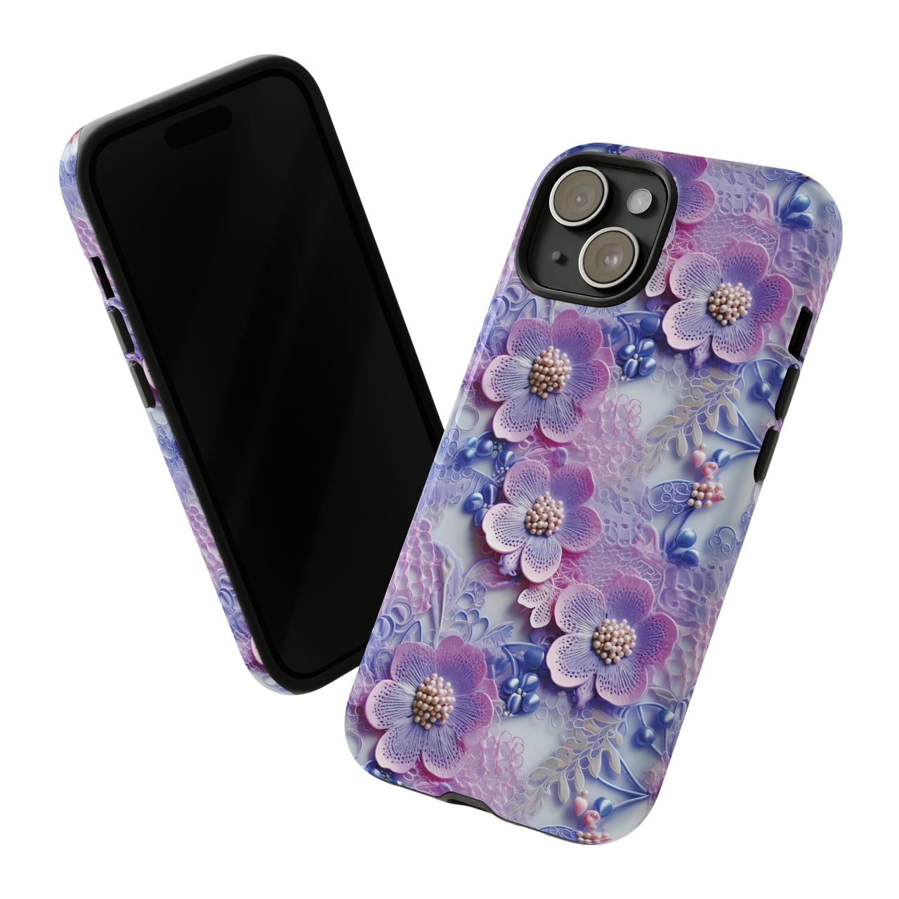 Pink and Purple Harmony - Tough Case for iPhone 15, iPhone 15 Pro, iPhone 15 Plus, and iPhone 15 Pro Max