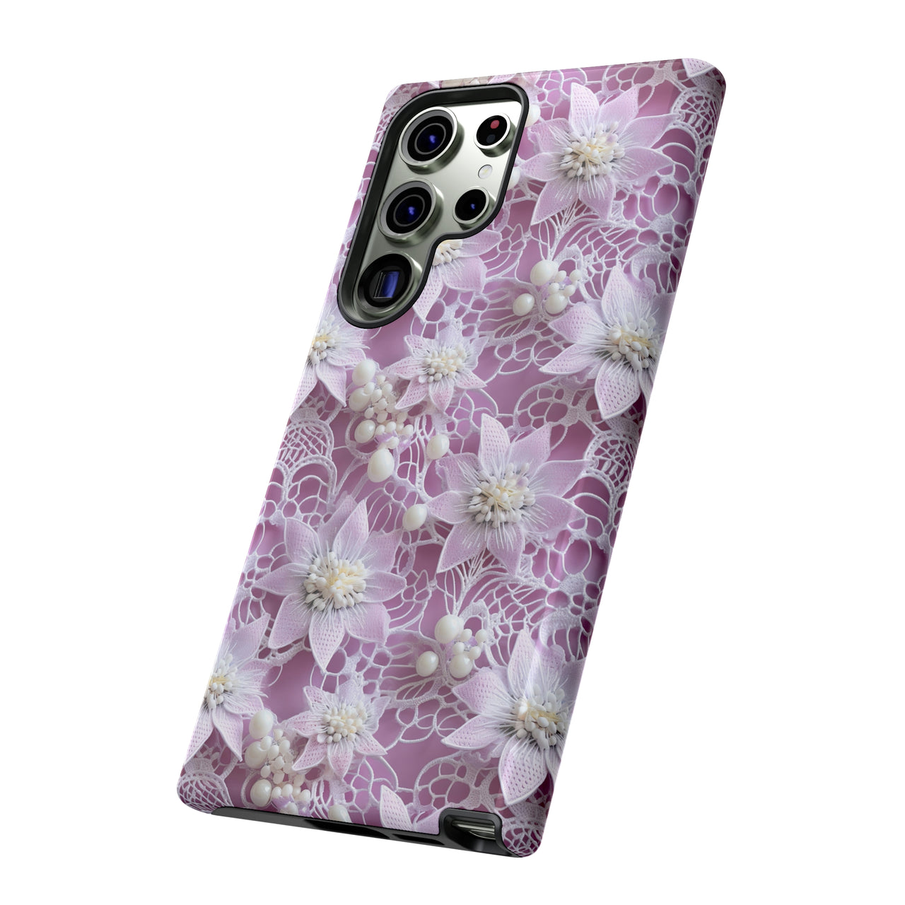 Coquette Clematis Tough Cases for Samsung Galaxy S23, Samsung Galaxy S23 Plus, and Samsung Galaxy S23 Ultra