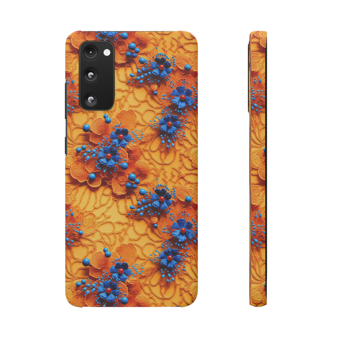 Royal Ryukyu Blossoms - Snap Case for Samsung Galaxy S20, Samsung Galaxy S20+, Samsung Galaxy S20 Ultra, & Samsung Galaxy S20 FE