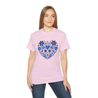 Thumbnail for Flower Heart Unisex Ultra Cotton Tee