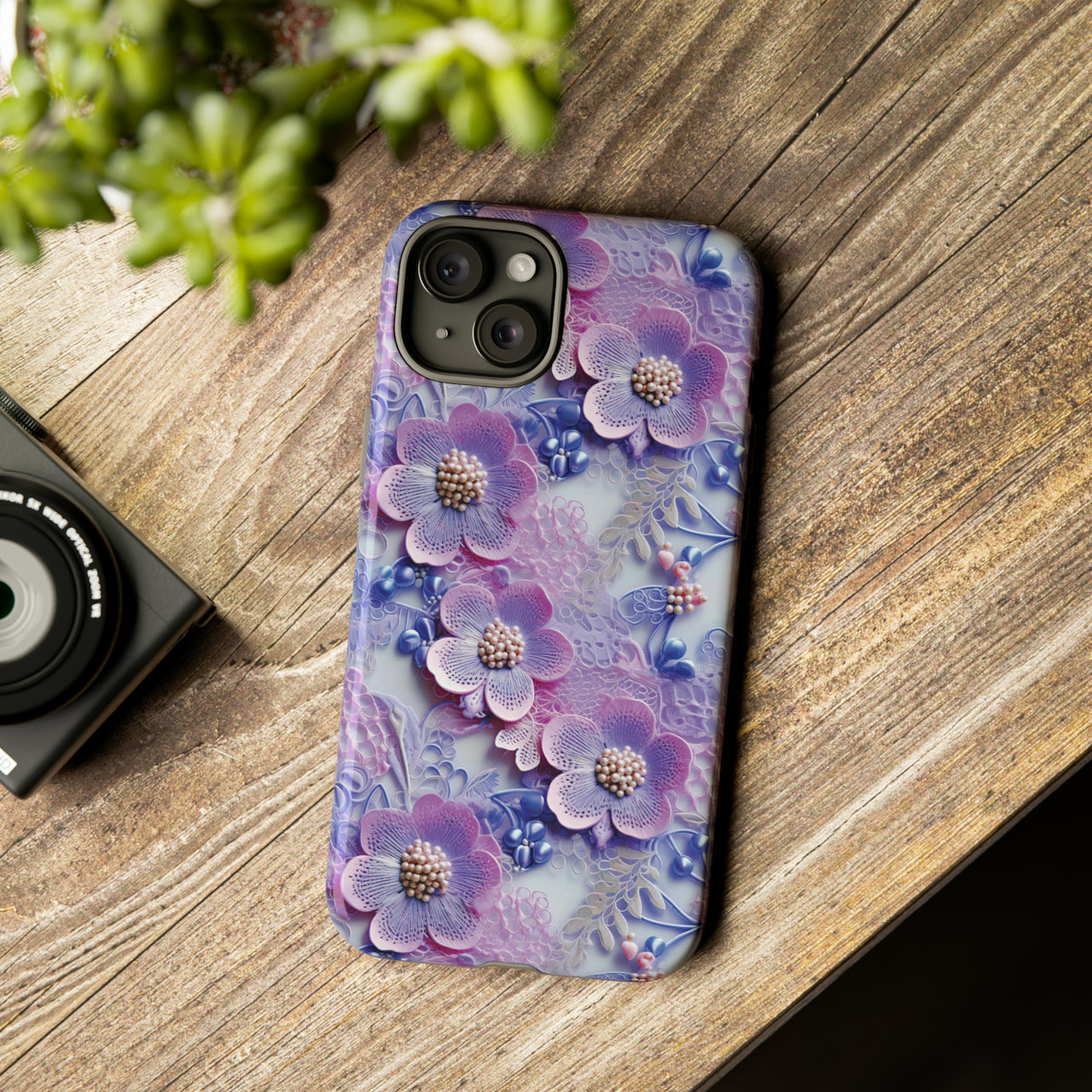 Pink and Purple Harmony - Tough Case for iPhone 15, iPhone 15 Pro, iPhone 15 Plus, and iPhone 15 Pro Max