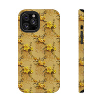 Thumbnail for Floral Sunshine Impact-Resistant Case for iPhone 12, iPhone 12 Mini, iPhone 12 Pro, and iPhone 12 Pro Max. Supports Wireless Charging.