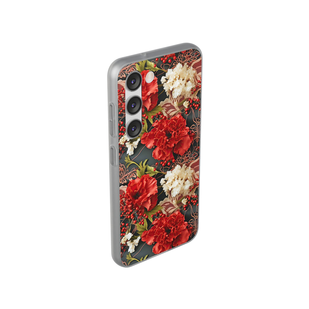 Carnation for January Birthday - Flexi Cases for Samsung Galaxy S23, Samsung Galaxy S23 Plus, and Samsung Galaxy S23 Ultra