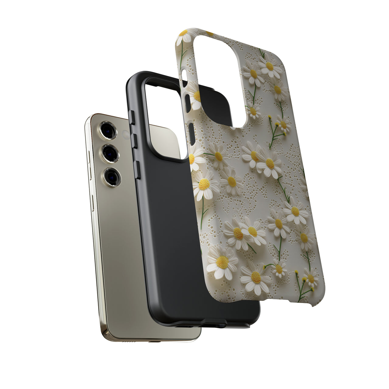 Daisy Tough Cases for Samsung Galaxy S23, Samsung Galaxy S23 Plus, and Samsung Galaxy S23 Ultra