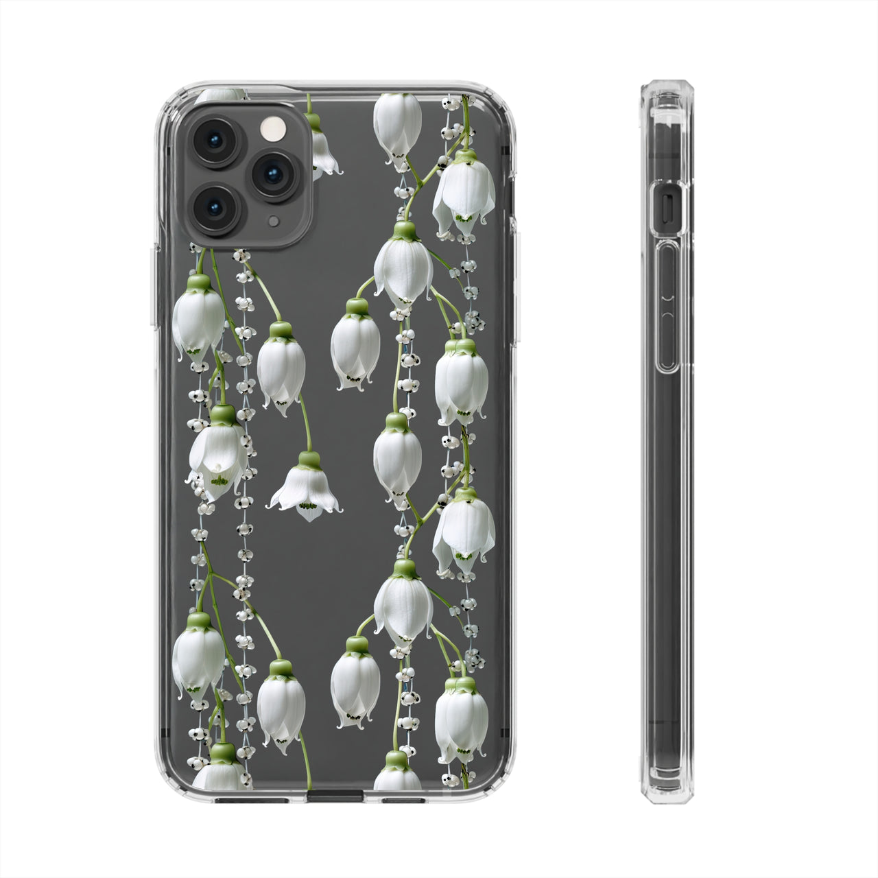 *Clear Case* Canterbury Bells - iPhone 11, iPhone 11 Pro, iPhone 11 Pro Max - Supports Wireless Charging