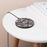 Thumbnail for White Flowers on a Purple Bed - Wireless Charger for Qi Enabled Phones