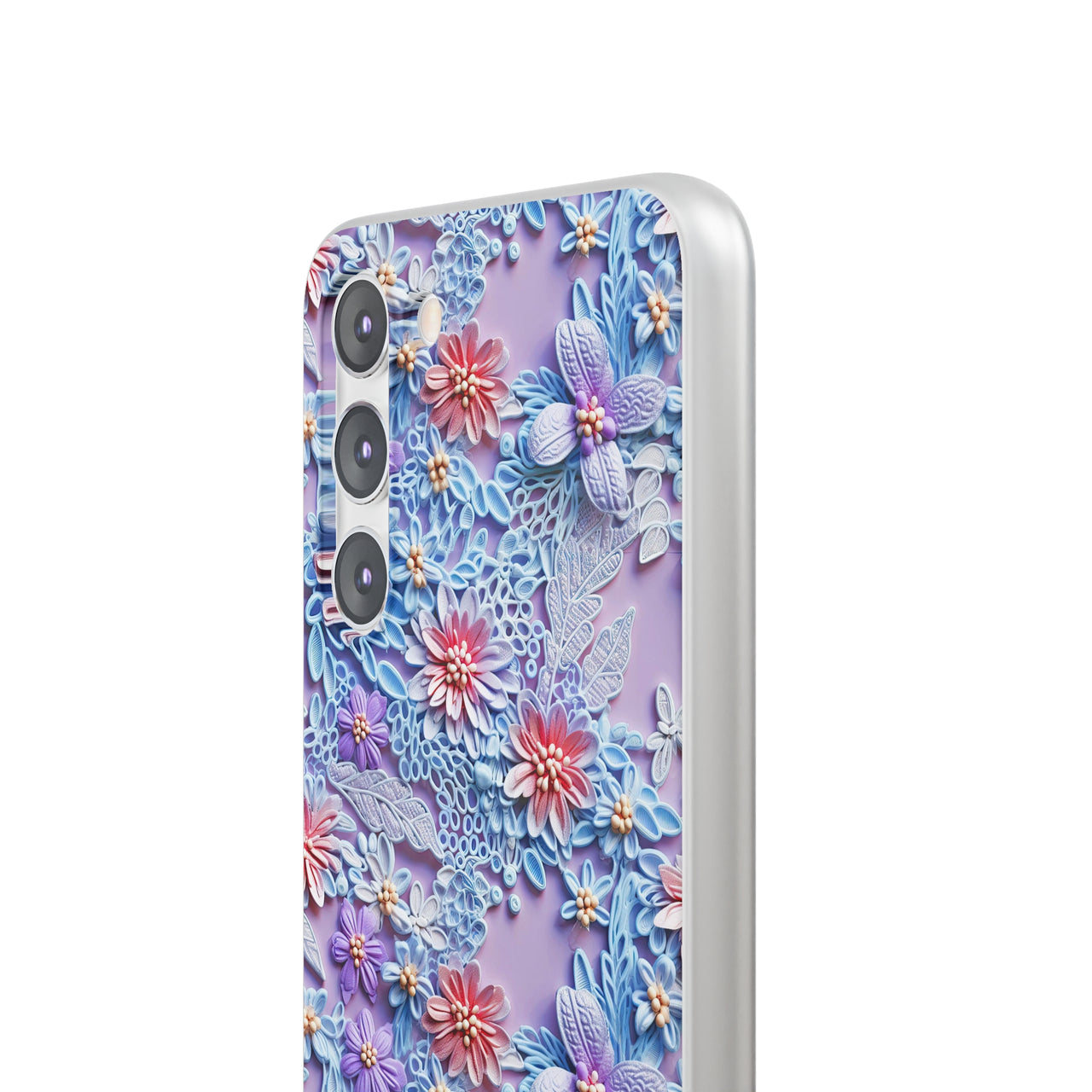 Cotton Candy Meadow - Flexi Cases for Samsung Galaxy S23, Samsung Galaxy S23 Plus, and Samsung Galaxy S23 Ultra