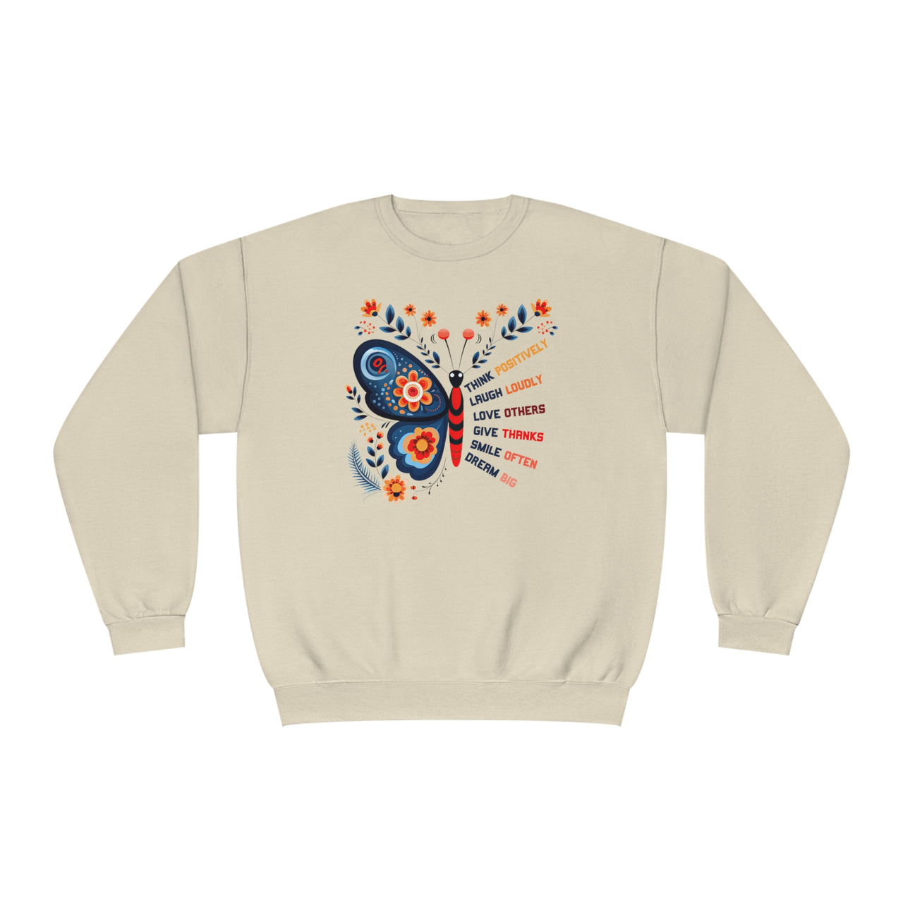 Think Positively Unisex NuBlend® Crewneck Sweatshirt